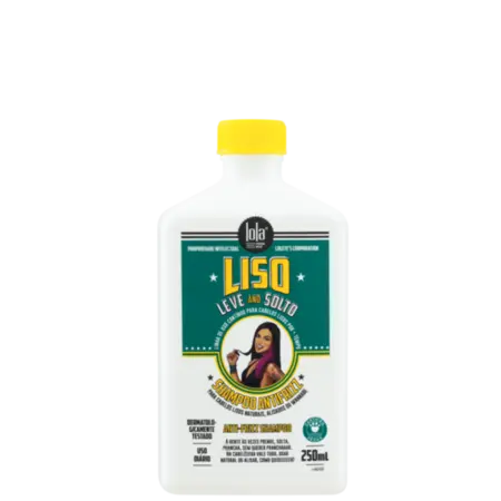LISO, LEVE E SOLTO - SHAMPO ANTIFRIZZ 250mL