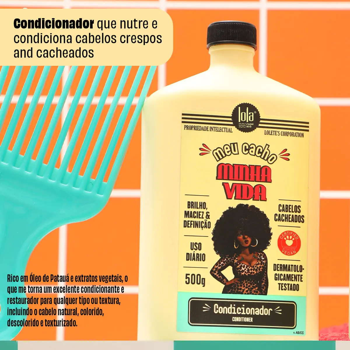 MEU CACHO MINHA VIDA - CONDICIONADOR 500g  2