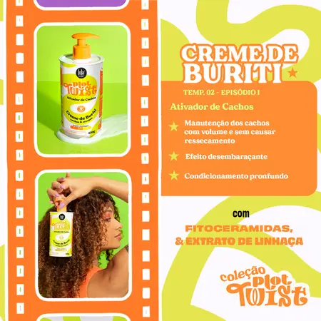 Plot Twist Buriti Creme Ativador 480g