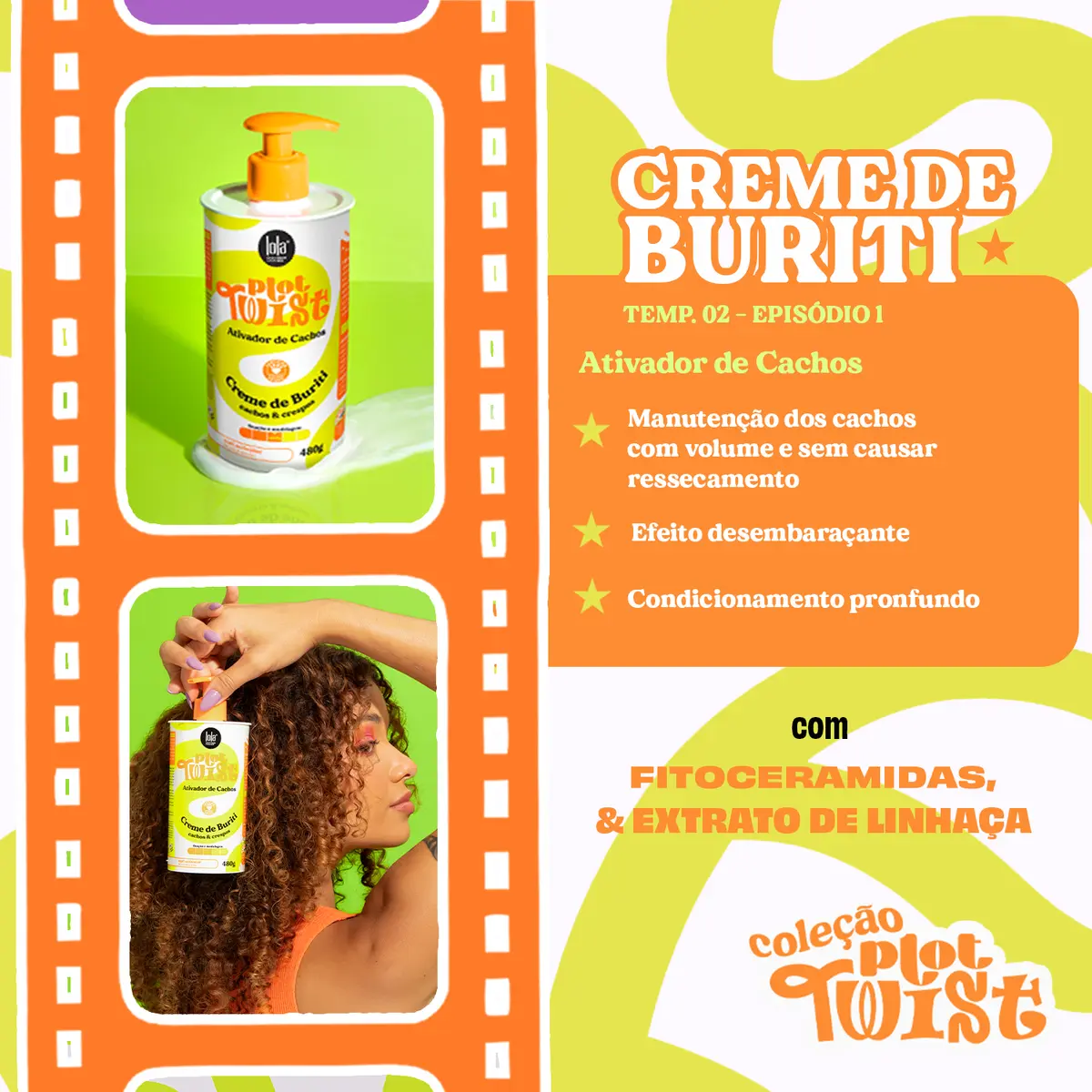 Plot Twist Buriti Creme Ativador 480g  2