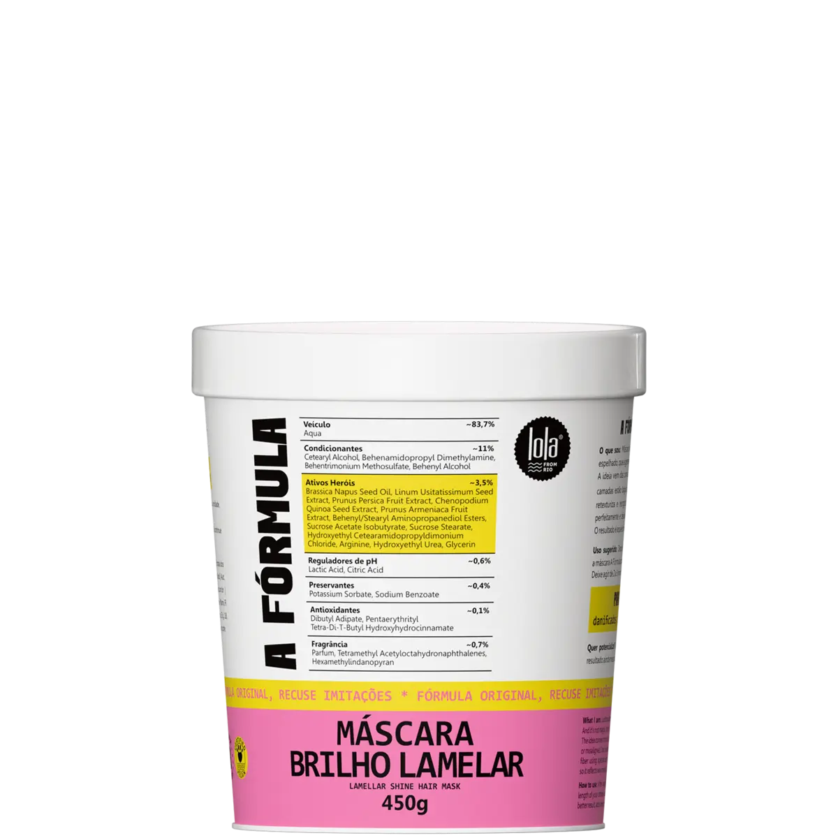A Fórmula Máscara Lamelar 450G