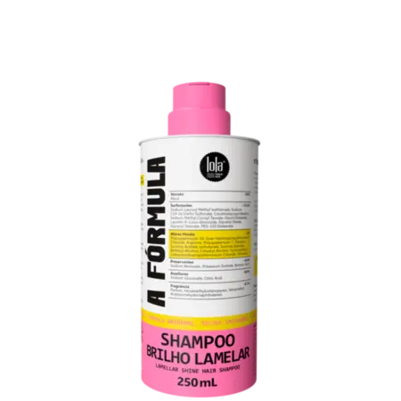 A Fórmula Shampoo Brilho Lamelar 250ml