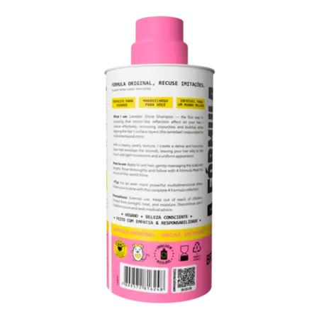 A Fórmula Shampoo Brilho Lamelar 250ml