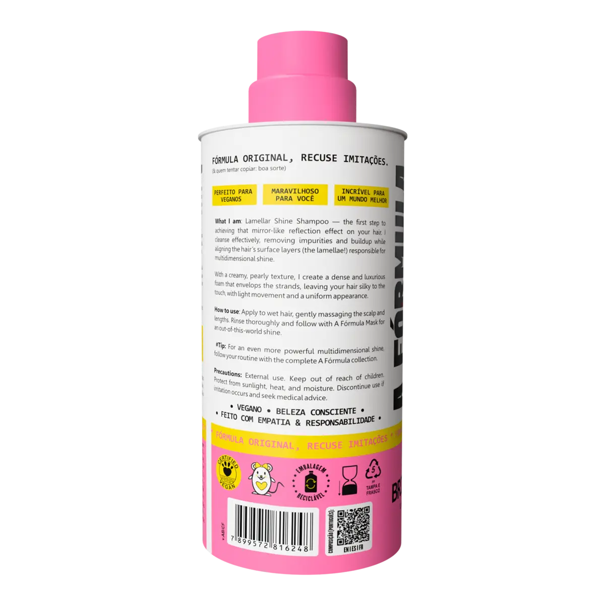 A Fórmula Shampoo Brilho Lamelar 250ml  3
