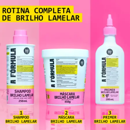 A Fórmula Primer Brilho Lamelar 200ml