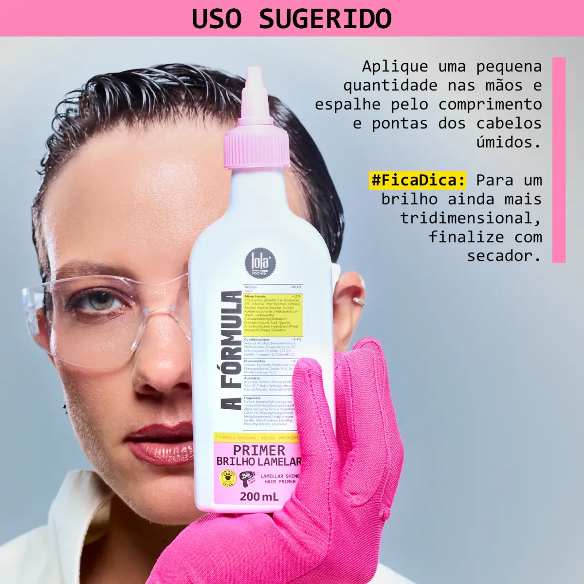 A Fórmula Primer Brilho Lamelar 200ml  4