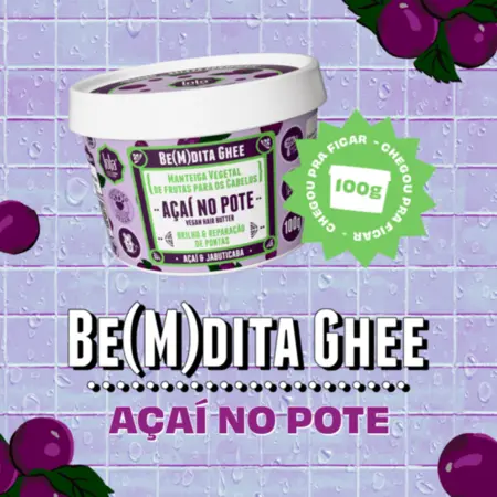 Be(M)dita Ghee Açaí no Pote 100g