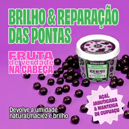 Be(M)dita Ghee Açaí no Pote 100g
