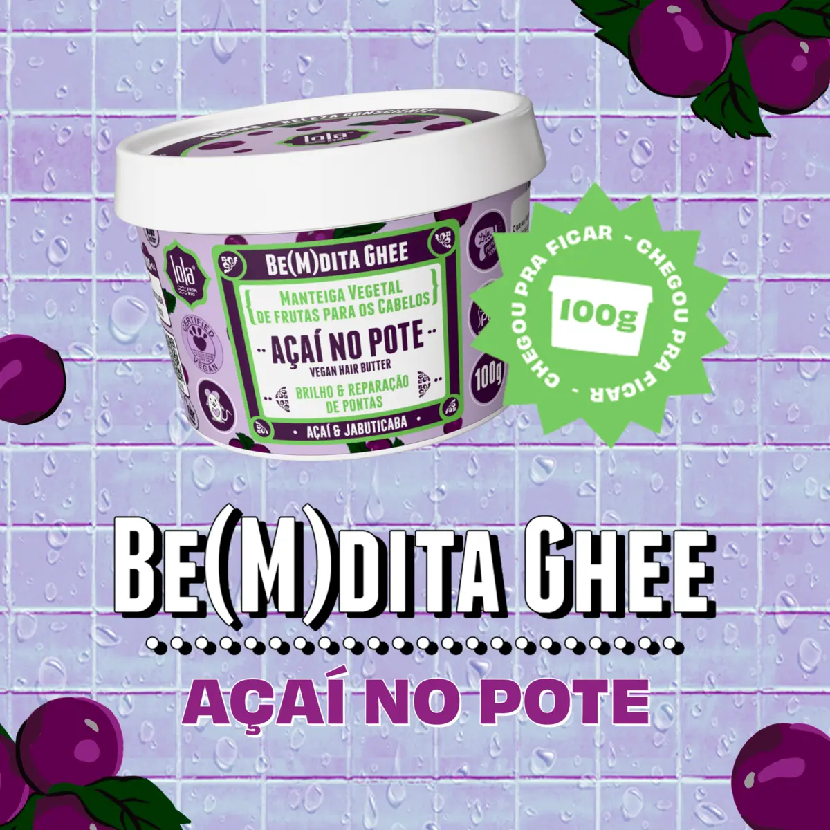 Be(M)dita Ghee Açaí no Pote 100g  4