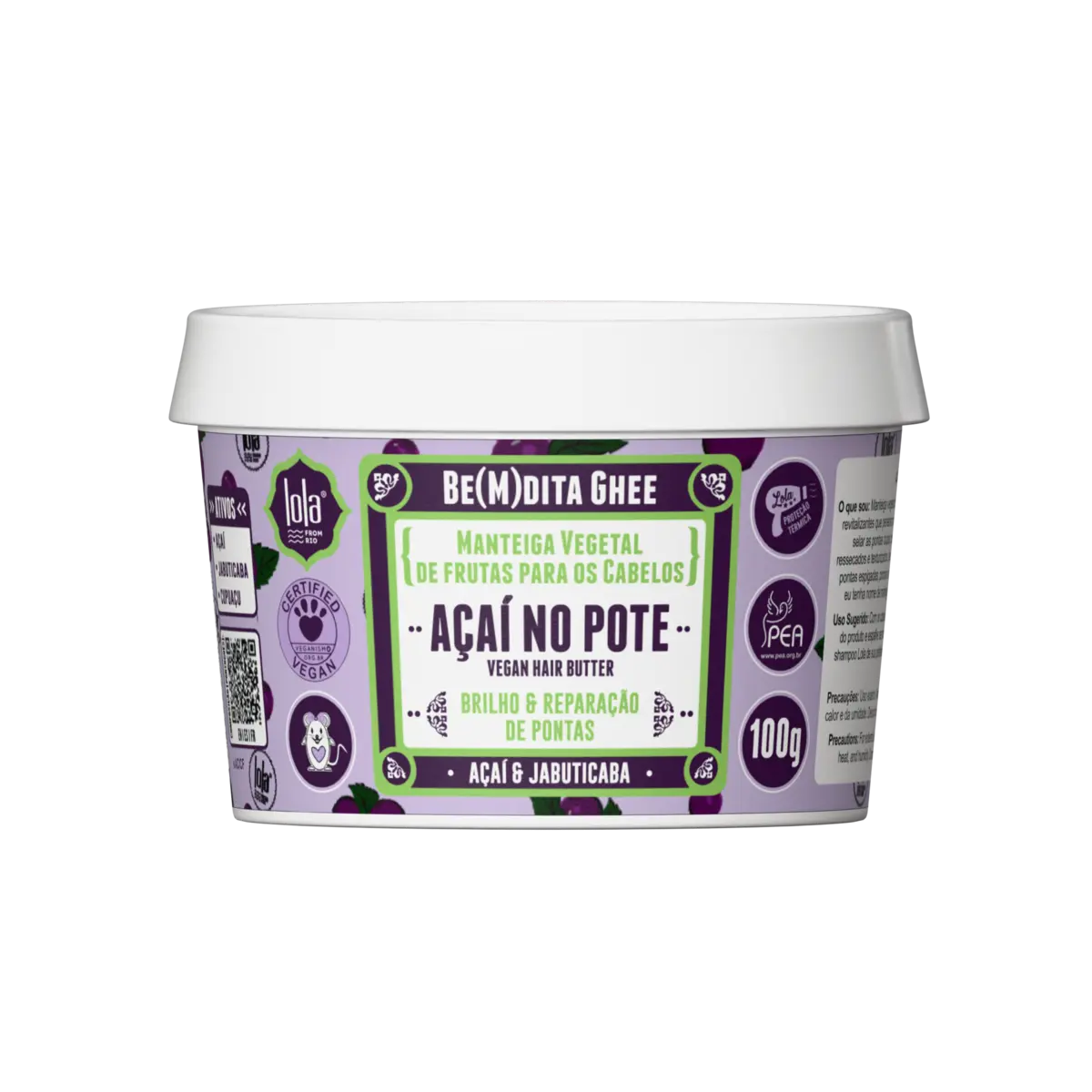 Be(M)dita Ghee Açaí no Pote 100g