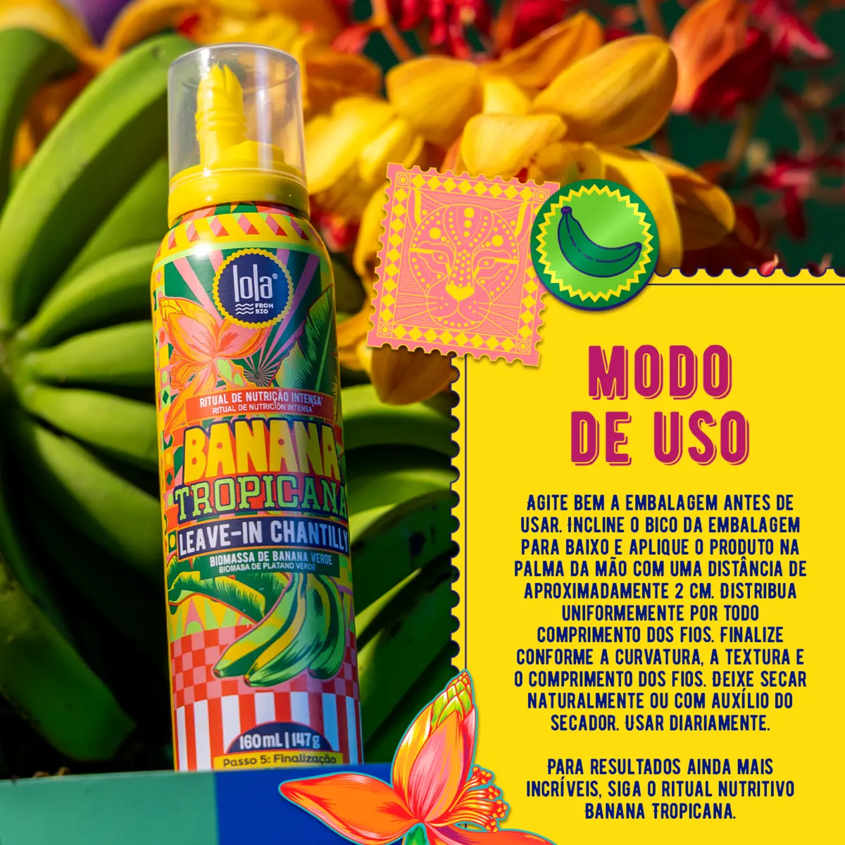 BANANA TROPICANA LEAVE IN CHANTILLY 160ML  2